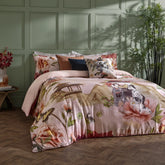 Geisha 100% Cotton Duvet Cover Set Blush