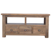 Open Slot 3 Drawer Media Unit