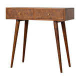 Assorted Chestnut Console Table