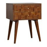 Varied Chestnut Bedside