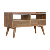 White Marble Top Media Unit