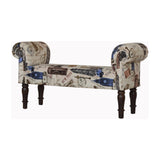 IN1275 - City Printed Bedroom Bench