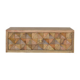 Floating Diamond Carve Bedside