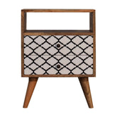 Stella Bedside with Open Slot