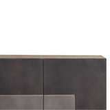 Quebec Grey Cabinet