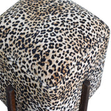 Leopard Footstool