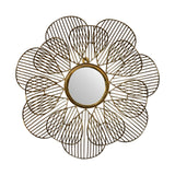 Wired Flower Mirror