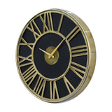 Black and Gold Wall Clock