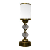 Bubble Metal Glass Candle Holder