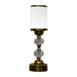 Bubble Metal Glass Candle Holder