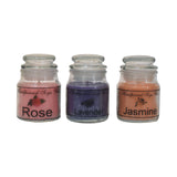 Hourglass Candles (Rose, Lav, Jas)