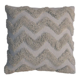Grey Zig-zag Cushion Set of 2