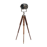 Netted Chrome Spotlight Floor Lamp