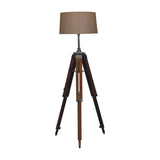 Wooden Tripod Floor Lamp