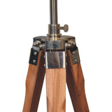 Fixed Chrome Tripod Floor Lamp