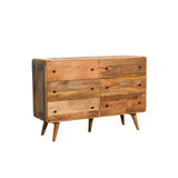 Large Curved Oak-ish Chest