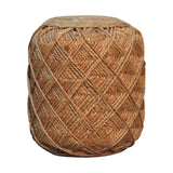 Jute Fiber Footstool Large Pattern