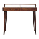 Elevated Chestnut Console Table