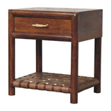 Regency Woven Shelf Nightstand