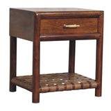 Regency Woven Shelf Nightstand