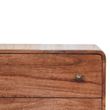 Curved Honey Caramel Chest