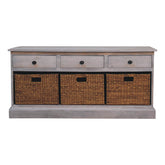 Acid Wash Basket Storage Cabinet