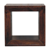 Solis Open California Walnut Side Table