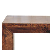 Solis Open California Walnut Side Table