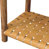 Regency Woven Oak-ish Nightstand with Drawer