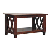 Belmont X-Frame Chestnut Coffee Table