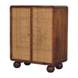 Larissa 2 Door Chestnut Cabinet