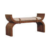 Stirrup Curve Bench