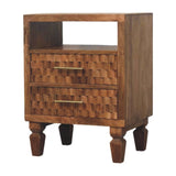 Arno Bedside in Golden Teak
