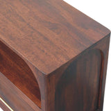 Arched Edge 2 Drawer Media Unit