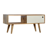 White Sliding Media Unit