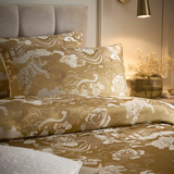 Baransu Jacquard Duvet Set Gold