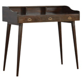 Walnut Gallery Shell Writing Desk