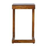 Chestnut Finish One-sided End Table