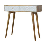 Daisy Carved Console Table