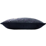 Cheetah Forest Velvet Cushion Navy