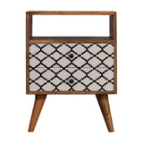 Stella Bedside with Open Slot