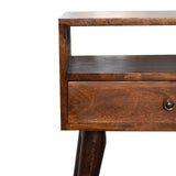 Modern Chestnut Solid Wood Bedside