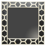Square Bone Inlay Mirror Frame