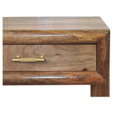 Regency Woven Oak-ish Nightstand with Drawer