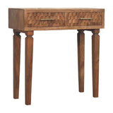 Arno Console Table in Golden Teak