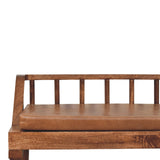 Bordeaux Leather Bench