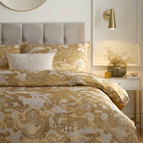 Baransu Jacquard Duvet Set Gold