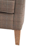 Upholstered Tweed Tub Chair