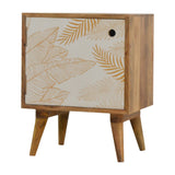 Leaf Screen-printed Bedside